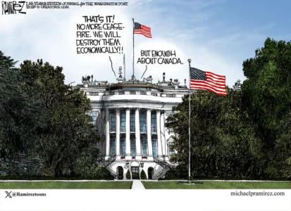 Editorial cartoon for Aug. 29, 2026